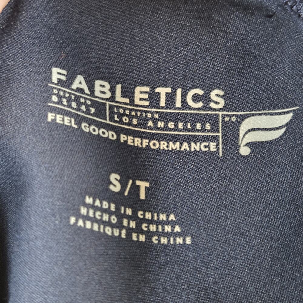 Fabletics Womens Navy Scrub Pants‎ Size Sm Tall Cargo - Picture 4 of 7